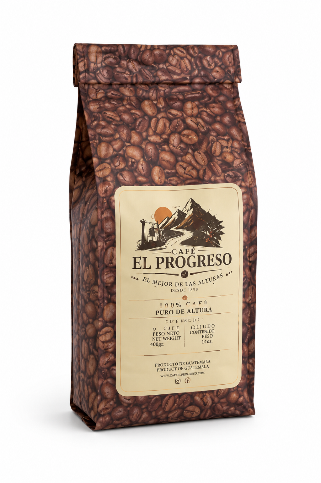 Presentación de Café El Progreso